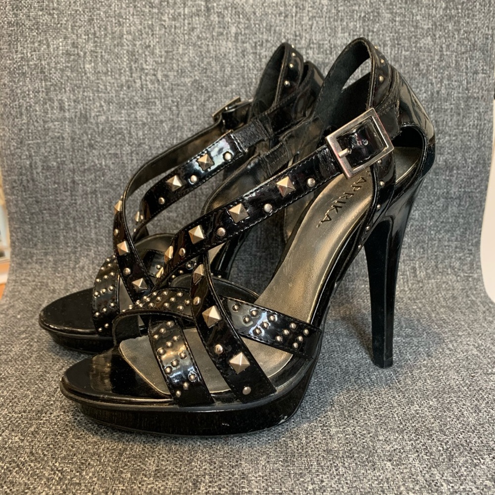 Strap Black Heels